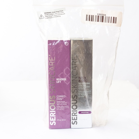 Serious Skincare set of 2 oz Reverse Lift & Neck & Dec skincare product age defy - Picture 10 of 13